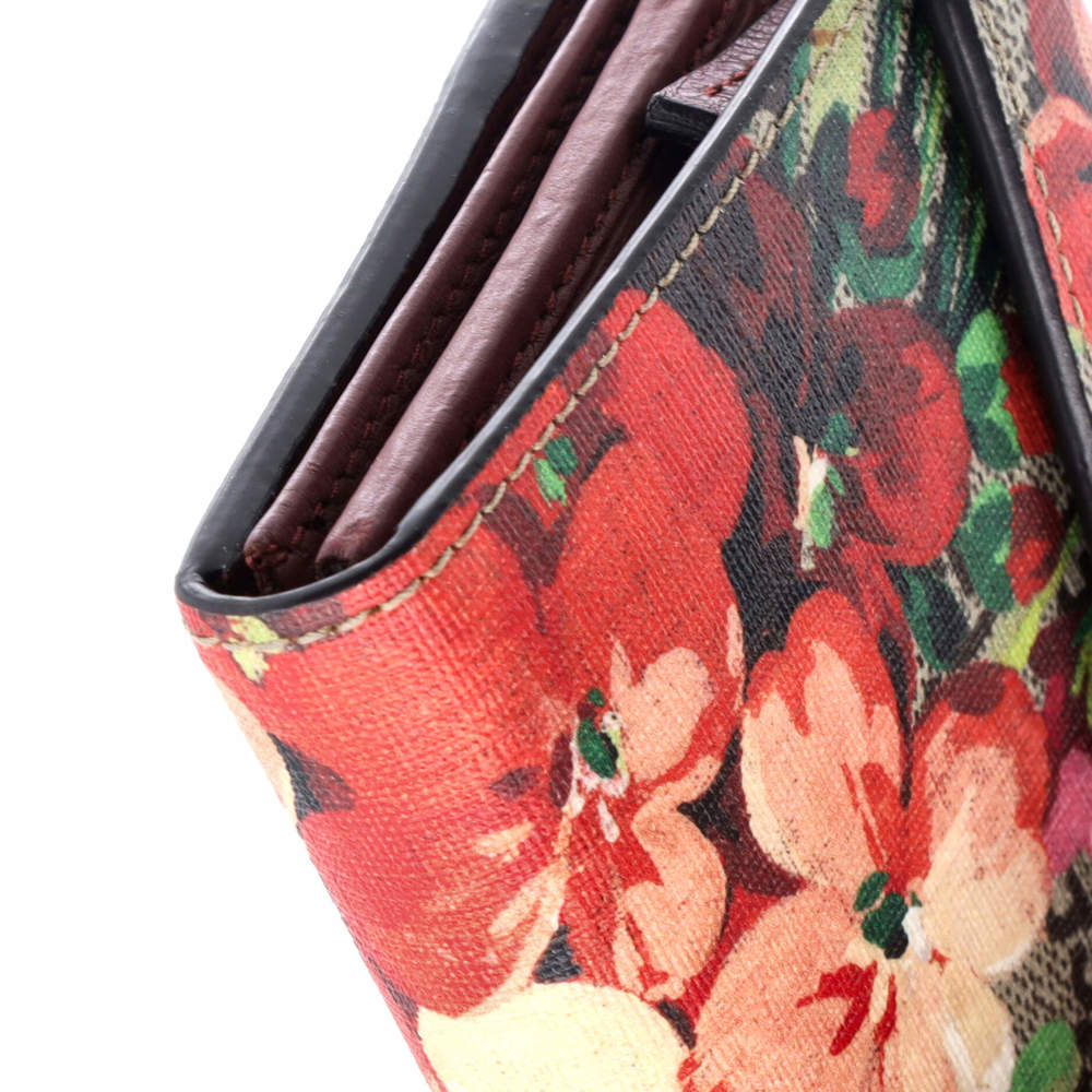 Gucci Long Dionysus Chain Wallet Blooms Print GG Coated Canvas - Picture 6 of 7